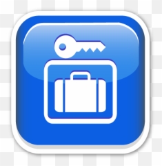 Emoji Stickers Luggage - Vertical,Luggage Emoji