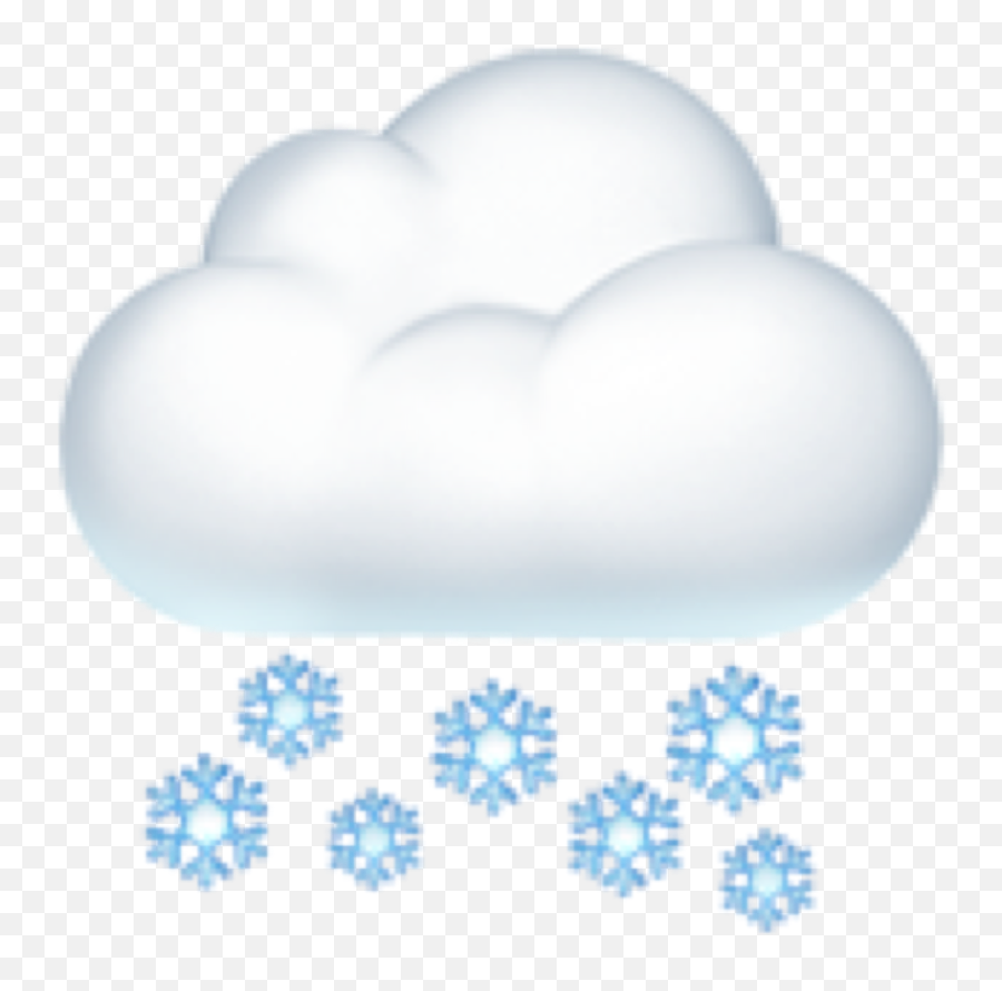 Freetoedit Snow Snowing Flurrys Ice Sticker By Lemonbubble Emoji,Storm Cloud Emoji