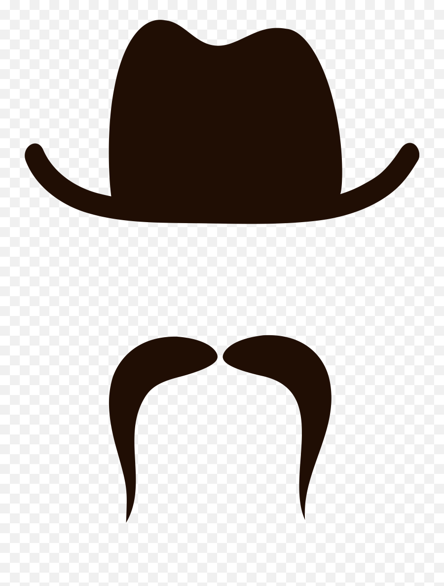 Clipart Mustache Glass Frame Clipart - Hat And Mustache Png Emoji,Movember Emoji