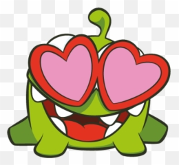 Sticker Maker - Cut The Rope From Om Nom With Love Emoji,Love Fb Emoji