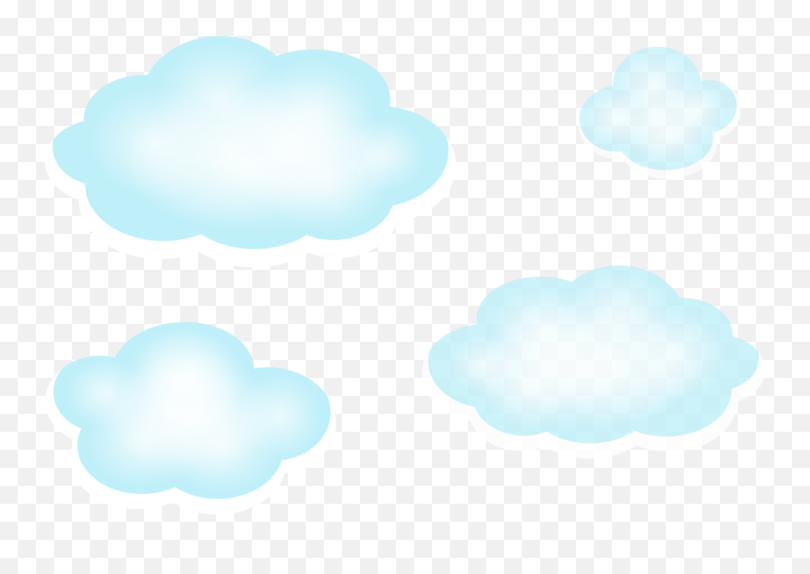 Download Blue Picture Clouds Wallpaper Sky Cloud Clipart Png Emoji,Emoticon De Luna