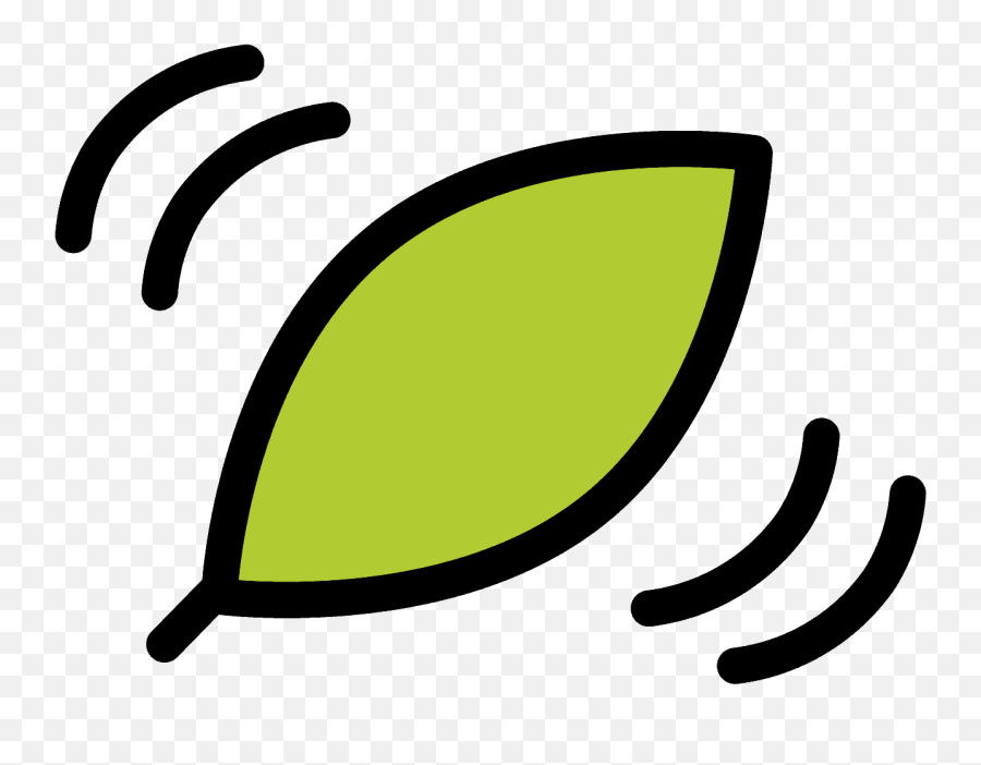 Leaf Fluttering In Wind Emoji Clipart Free Download Transparent,Big Rig Emoji For Discord