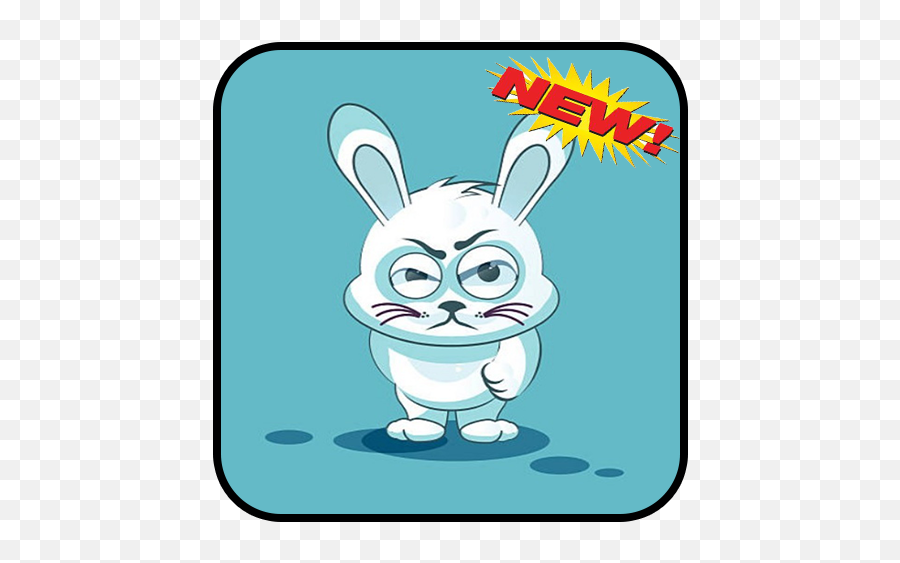 Updated Cute Cartoon Baby Rabbit Wallpapers Mod App Emoji,Scared Emoji Android 2022