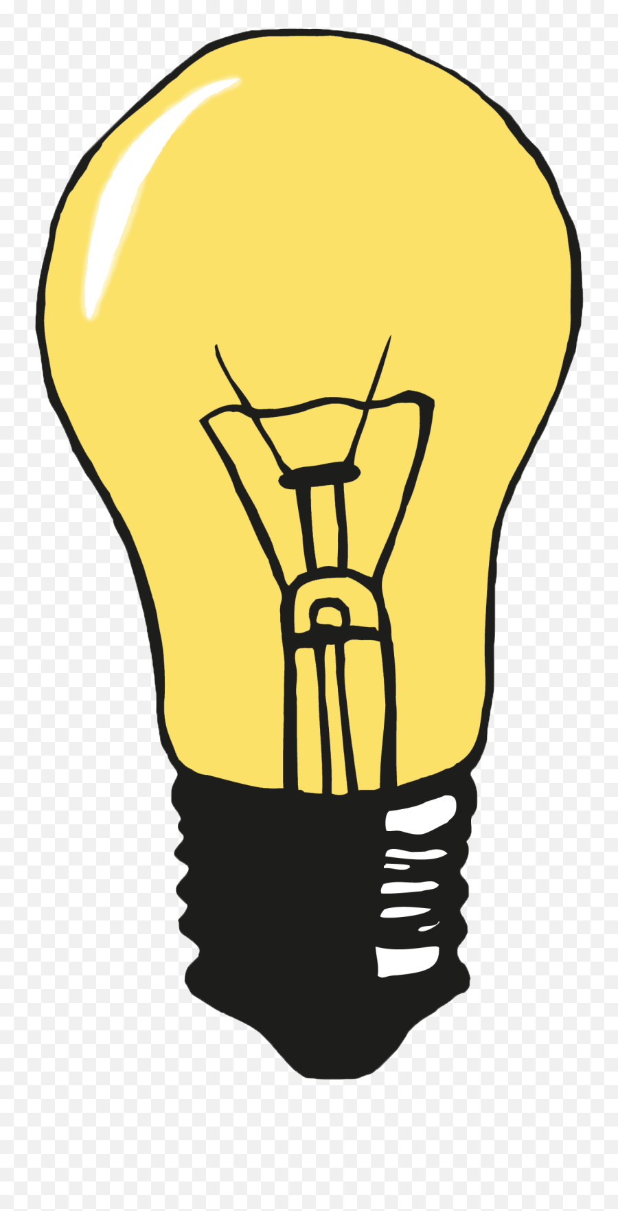 Image - Glödlampa Glödlampa Png Clipart Full Size Incandescent Light Bulb Emoji,Face Savouring Delicious Food Emoji