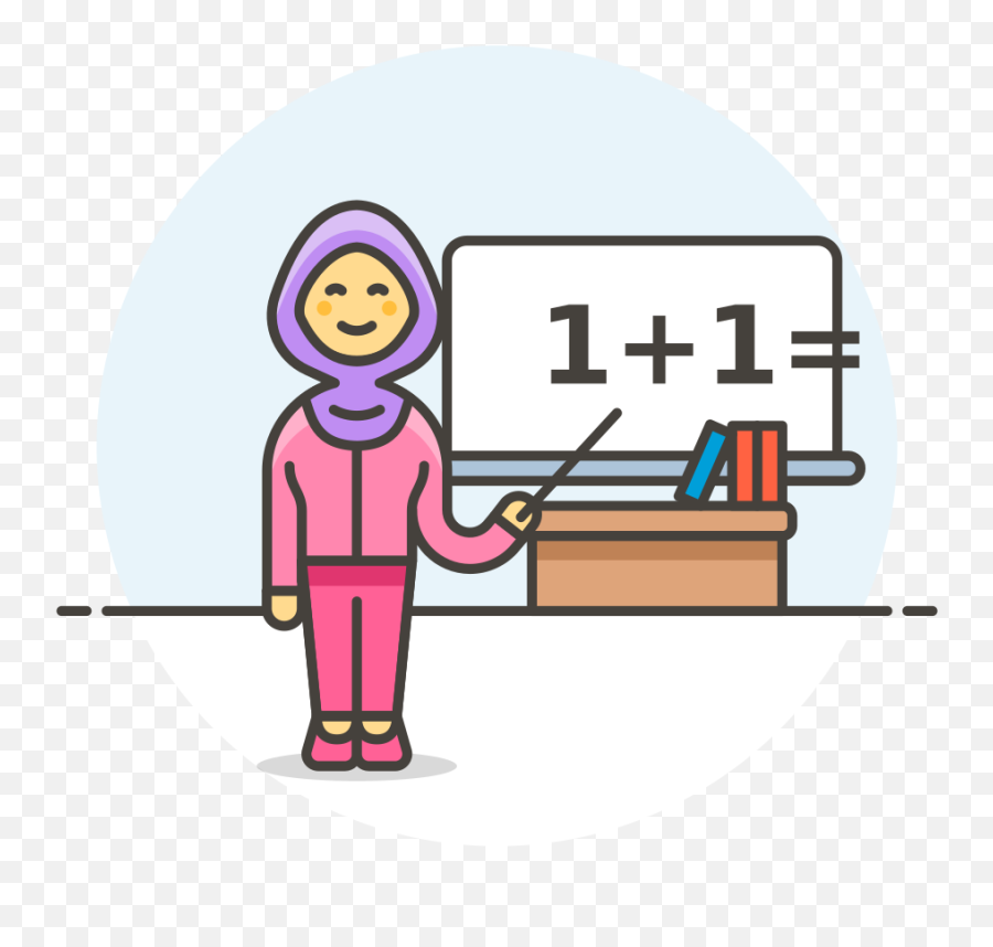 Teacher Maths Female Icon - Png Profesor De Matematicas Icon Emoji,Teacher Emoji Png