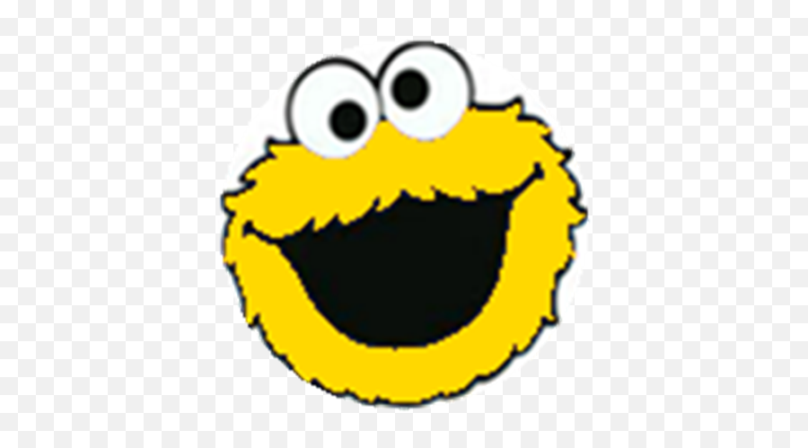 Yellow Cookie Monster - Cookie Monster Coloring Pages Emoji,Cookie Monster Emoticon