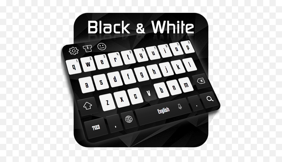 Black U0026 White Keyboard - Ng Dng Trên Google Play Phone Black And White Keyboard Emoji,Bàn Phím Emoji