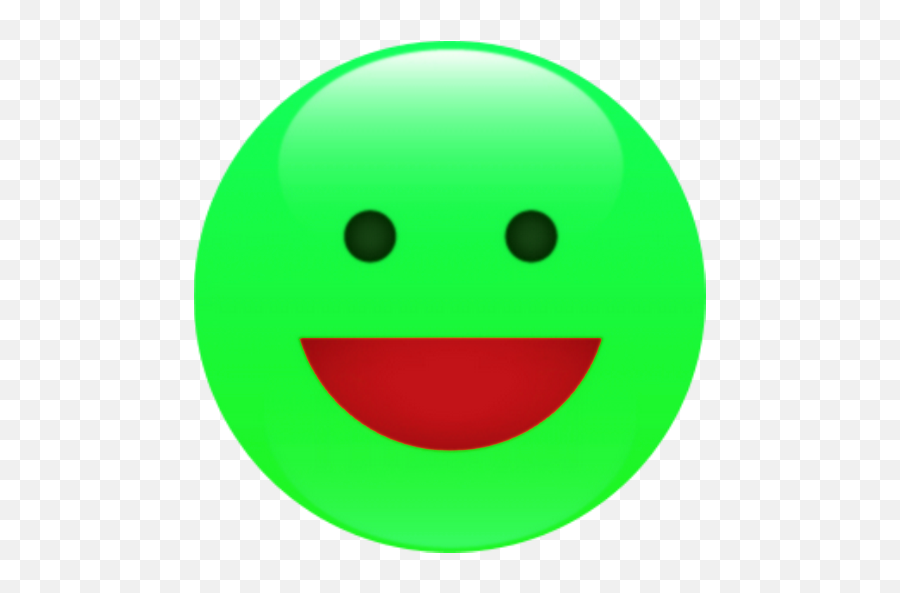 Dd Smiley Vert Heureux - Émoticône Clipart Cartoon Fond Smiley Content Vert Fond Transparent Emoji,Smile Emoji Clipart