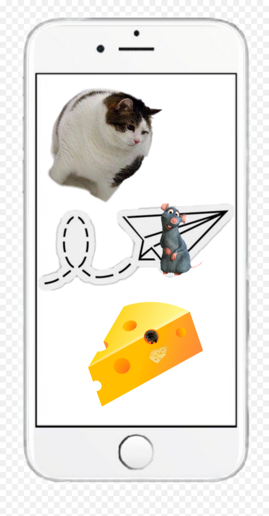 Ratman Sticker - Funny Emoji,Mac And Cheese Emoji