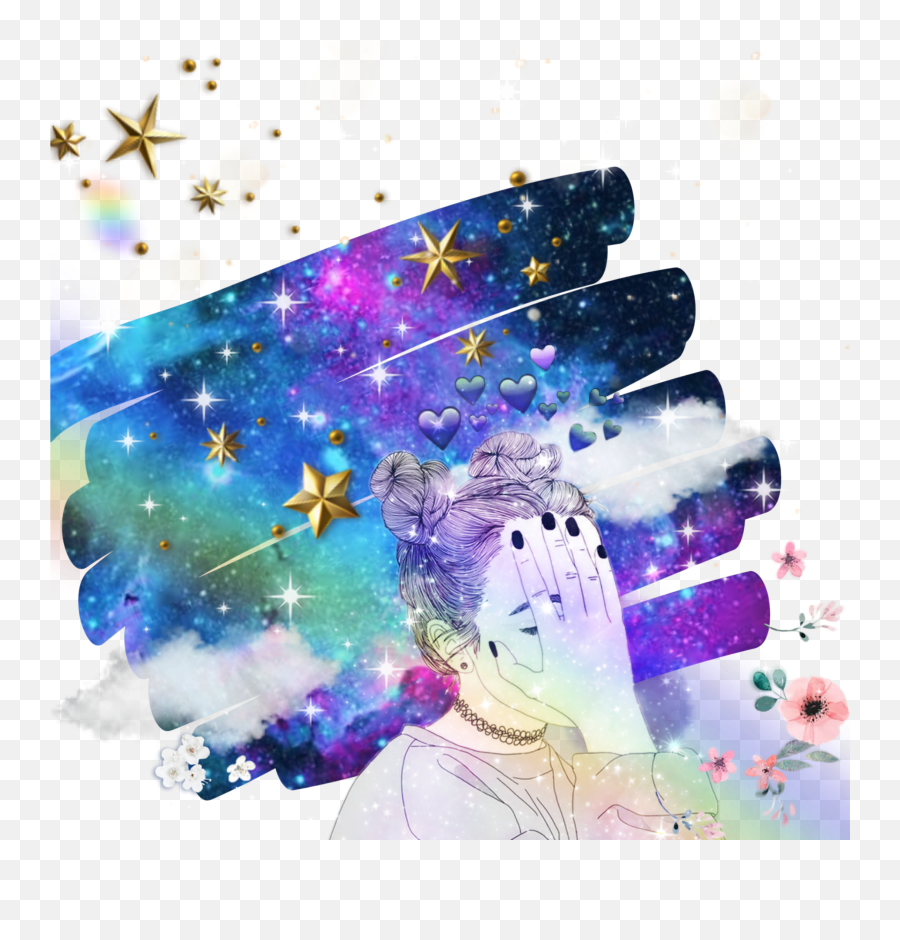 Tumblr Galaxy Sticker - Team Bahay Emoji,Galaxy Emoji Tumblr