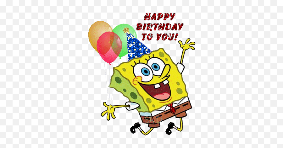 Spongebob - Sponge Bob Happy Birthday Gif Emoji,Spongebob Emojis