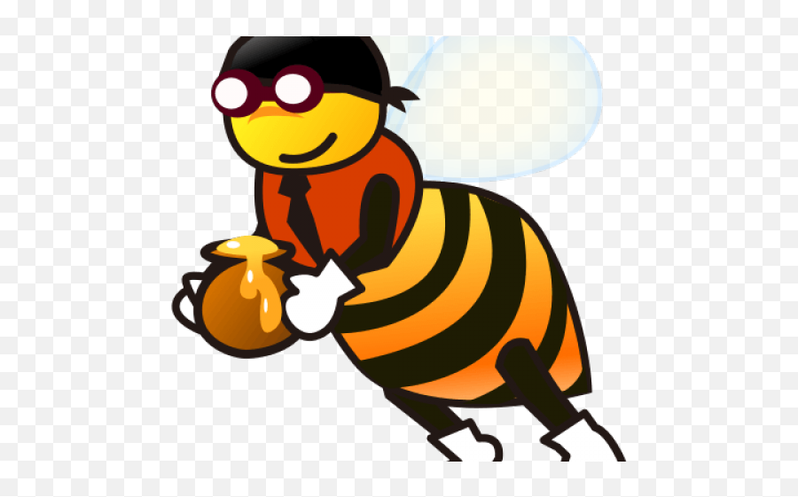 Honey Clipart Emoji - Emojidex Bee,Honey Bee Emoji
