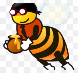 Honey Clipart Emoji - Emojidex Bee,Honey Bee Emoji