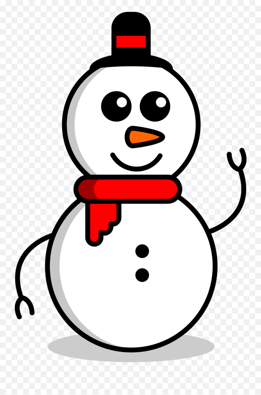 Snowman Christmas Winter - Dot Emoji,Snowman Emotions
