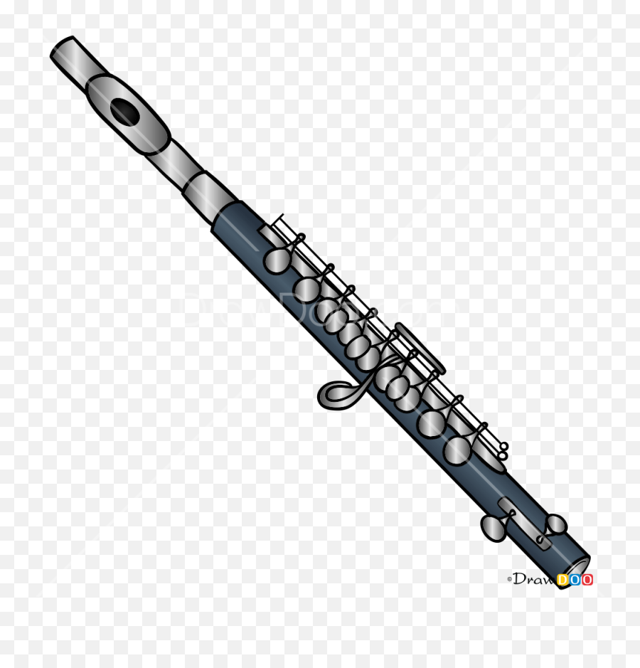 How To Draw Flute Musical Instruments - Starbucks Emoji,Clarinet Emoji