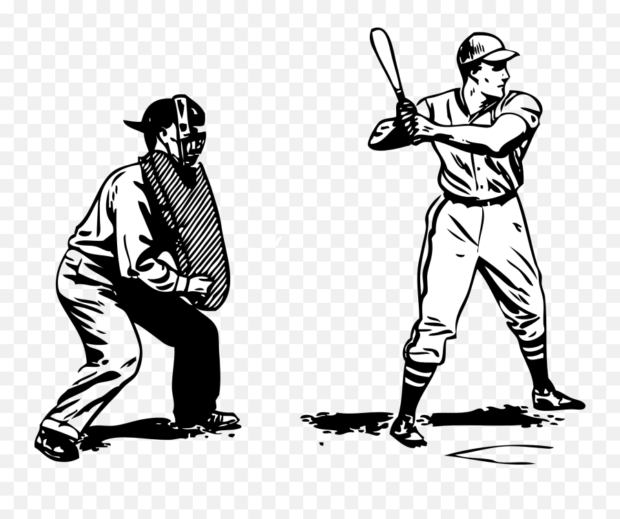 Umpire Cartoon Black And White - Umpire Baseball Drawing Emoji,Baseball Umpire Emoticons