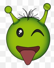 Alien Clipart Free Download Transparent Png Creazilla - Portable Network Graphics Emoji,Free Cartoon Emoticons Download