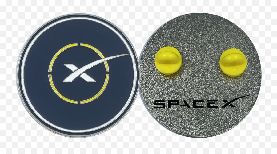 Spacex Landing Pad Pin Space X Landing Zone Ocisly Jrti Bl14 - 019 Emoji,Upside Down Car Emoticon