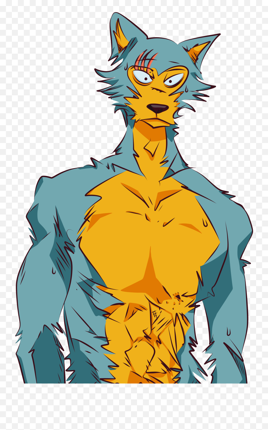 Reasoningprism - Beastars Shirtless Emoji,0y Emoticons