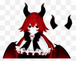 Mmd Devil Horns Dl Clipart - Mmd Horns Emoji,Mmd Emotion Mask