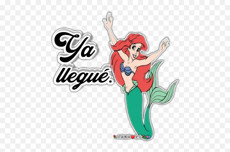 Ariel Stickers For Whatsapp - Mermaid Emoji,Ariel Emoji App