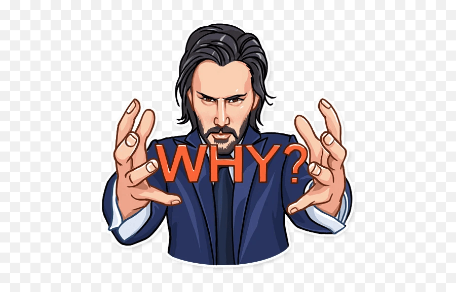 Keanu Reeves Stickers - Keanu Reeves Telegram Sticker Emoji,Keanu Reeves Meme Emotion