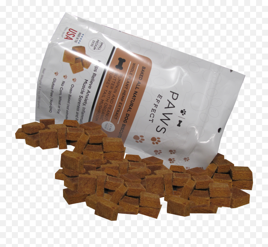 Paws Effect Pumpkin U0026 Peanut Butter Cbd Dog Biscuit - Cocoa Solids Emoji,Corn Dog Emoji