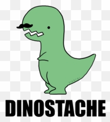 Mustache Cartoon Mustache - Mustache Dinosaur Emoji,Ipod5 Case With Emoticons