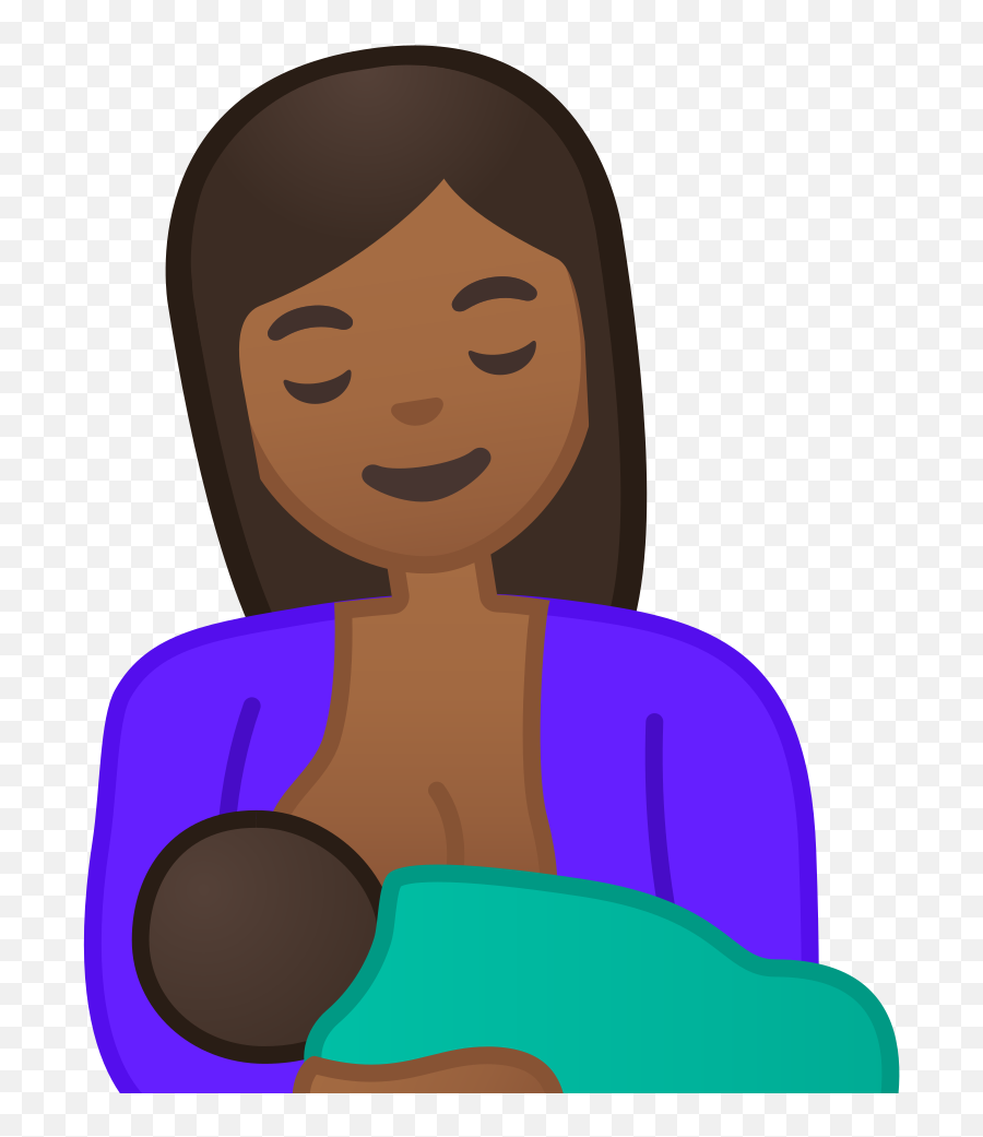 Breast Feeding Medium Dark Skin Tone Emoji,Boobs Emoticon