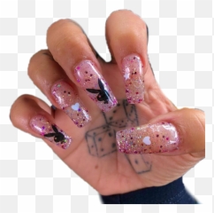 Acrylic Acrylicnails Baddie Sticker - Baddie Acrylic Nails Emoji,Nail Polish Emoji Iphone Vs Android