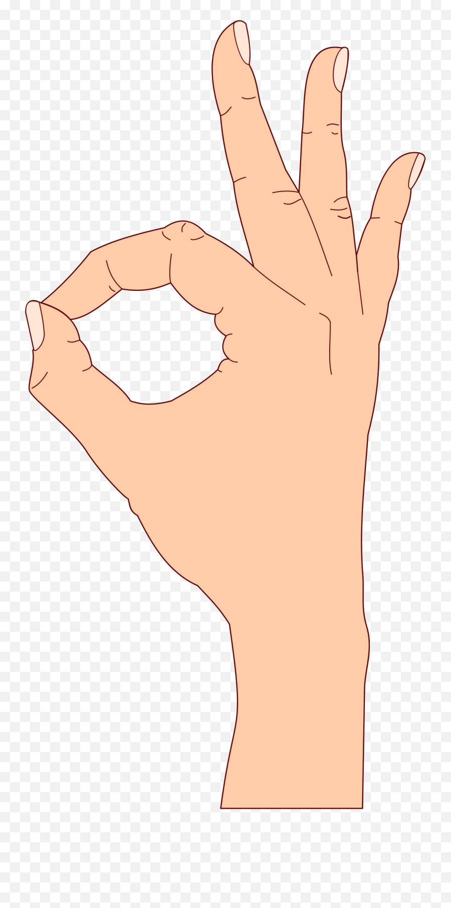 Openclipart - Clipping Culture Ok Gesture Hand Transparent Emoji,Okay Emoji