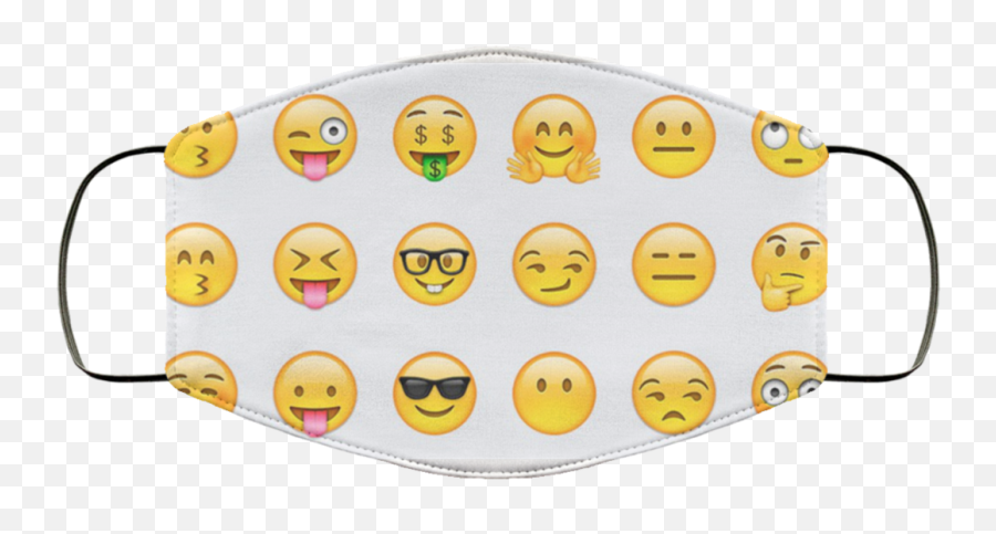 Emoji Fma Face Mask - Iphone Emoticons,Mustang Emoji