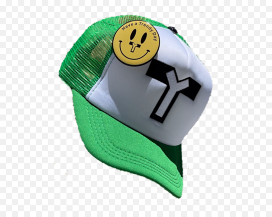 Green Staple Trucker - Unisex Emoji,Emoticon Visor