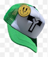Green Staple Trucker - Unisex Emoji,Emoticon Visor