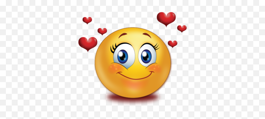 Loving Girl Emoji - Transparent Love Emoji Faces,Meaning Of Messenger Emoticons