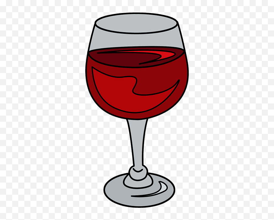 How To Draw A Wine Glass - Clip Art Wine Glass Emoji,Glasses Drawing Emoji