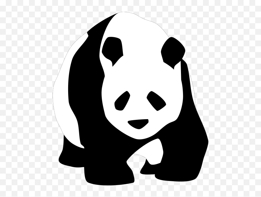 Panda Clipart Pumpkin Stencil Panda Pumpkin Stencil - Panda Clip Art Black And White Emoji,Ghost Emoji Pumpkin Stencil