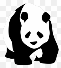 Panda Clipart Pumpkin Stencil Panda Pumpkin Stencil - Panda Clip Art Black And White Emoji,Ghost Emoji Pumpkin Stencil