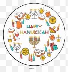 Holidays Sharing Circle Icon For Emoji,Chanukah Menorah Emoticon