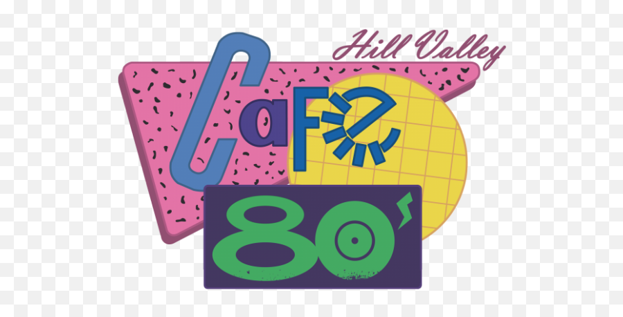 Cafe 80s - Hill Valley Cafe 80s Emoji,Back To The Future Emoji