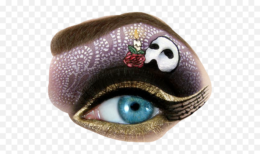 Eye Eyes Bats Makeupfreetoedit Sticker - Omg So Ott Makeup Look Emoji,Batting Eyes Emoji