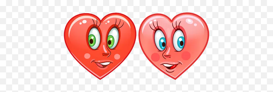 Big Boy Heart Sticker Pack - Happy Valetines Day Emoji,When Your Girlfriend Exchanges Hearts And Kiss Emojis