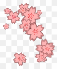 Free Clipart Tile Effect Sakura 2 Ovideva Emoji,Sakura Blossom Emoticon