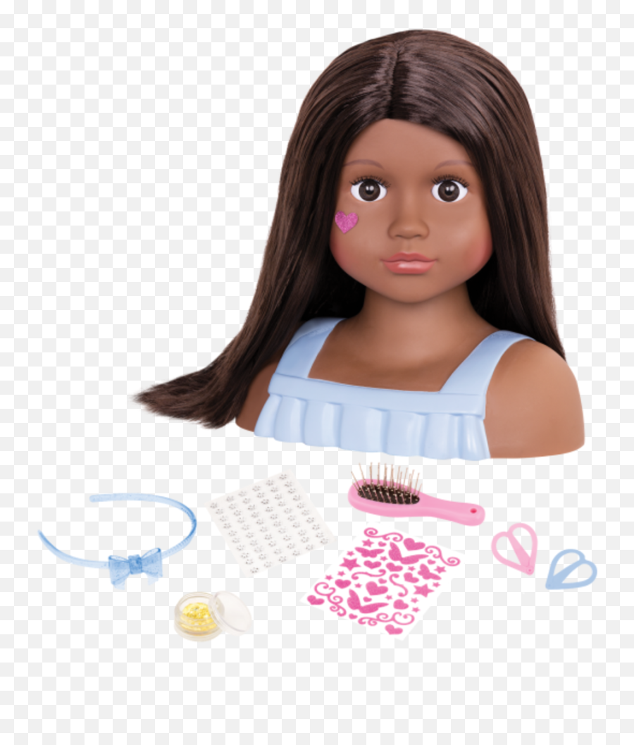 Battat Tgtg Import Doll Bust Wig Styling Emoji,Wig Emojis