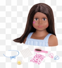 Battat Tgtg Import Doll Bust Wig Styling Emoji,Wig Emojis