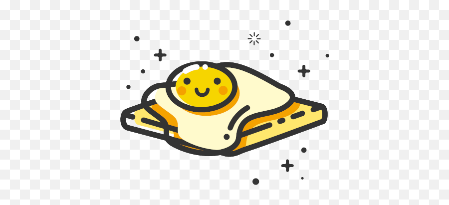 Mbe Style Egg Toast Vector Icons Free Download In Svg Png - Happy Emoji,Egg Emoticon