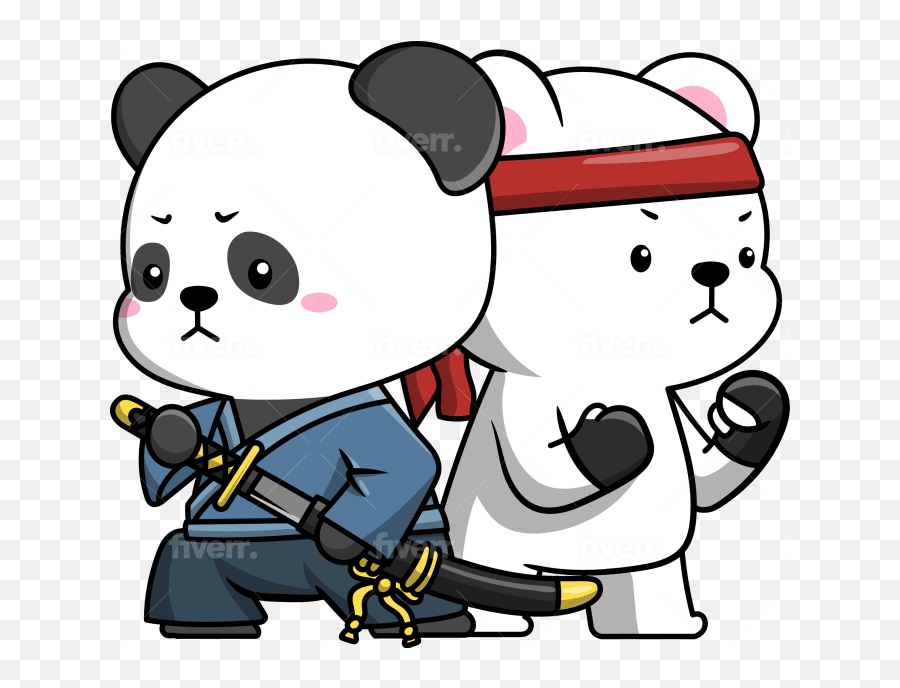 Design Cute Animals Emoticon Stickers Chibi Character By Emoji,Discord Chef Profile Emoji