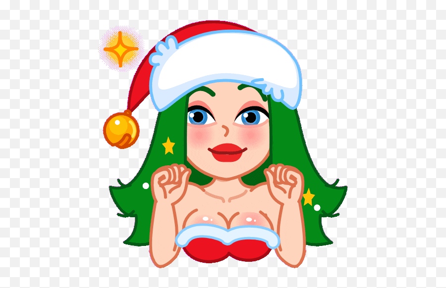 Sticker Maker - Santa Girl Emoji,Mrs Clause Emoji
