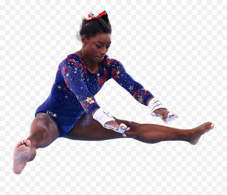 Simone Biles Olympic Player Transparent Background Png Mart Emoji,Acrobatics Emoji