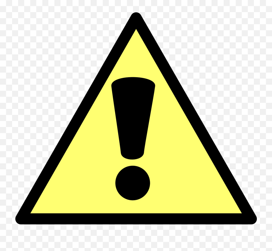 Risk Symbol Clipart - Full Size Clipart 62093 Pinclipart Critical Clipart Emoji,Danger Sign Emoji